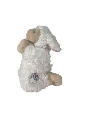 Ganz Inspirational Lamb Plush White Tan 10” Polyester Soft Toy Stuffed Animal